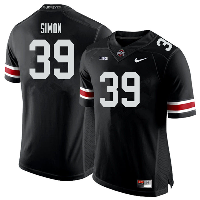 Ohio State Buckeyes #39 Cody Simon College Football Jerseys Sale-Black